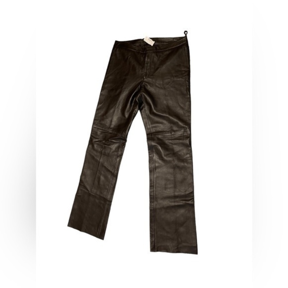 Panache New Frontier Chocolate Brown Leather Pants - Picture 2 of 4